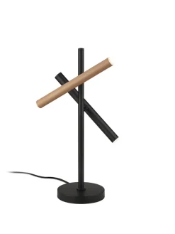 Musterring LED Tischlampe MR CALINA schwarz /coffee