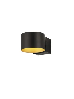 Musterring LED Wandleuchte MR LOOP schwarz-goldfarbig
