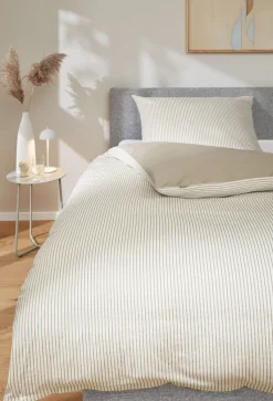 Musterring Satin-Bettwäsche MR-BASIC 135 x 200 cm grau