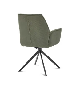 Musterring Stuhl mit Armlehnen TIAMA Cordbezug Forest grün