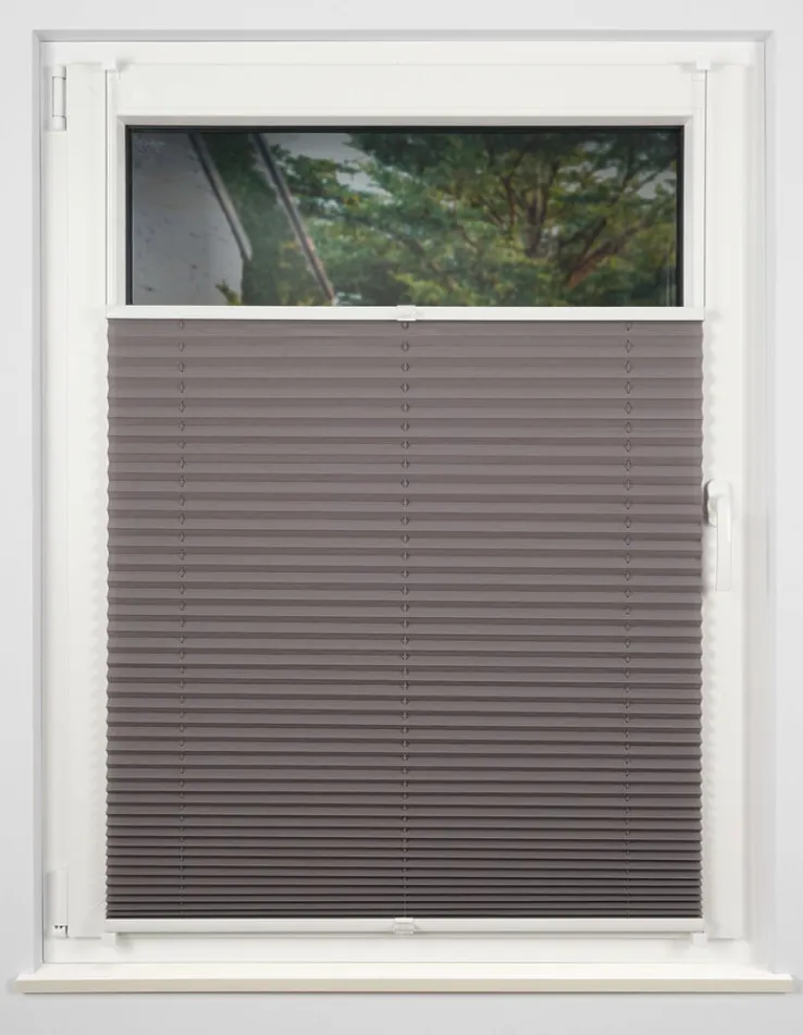 my deco Plissee 70 x 130 cm grau