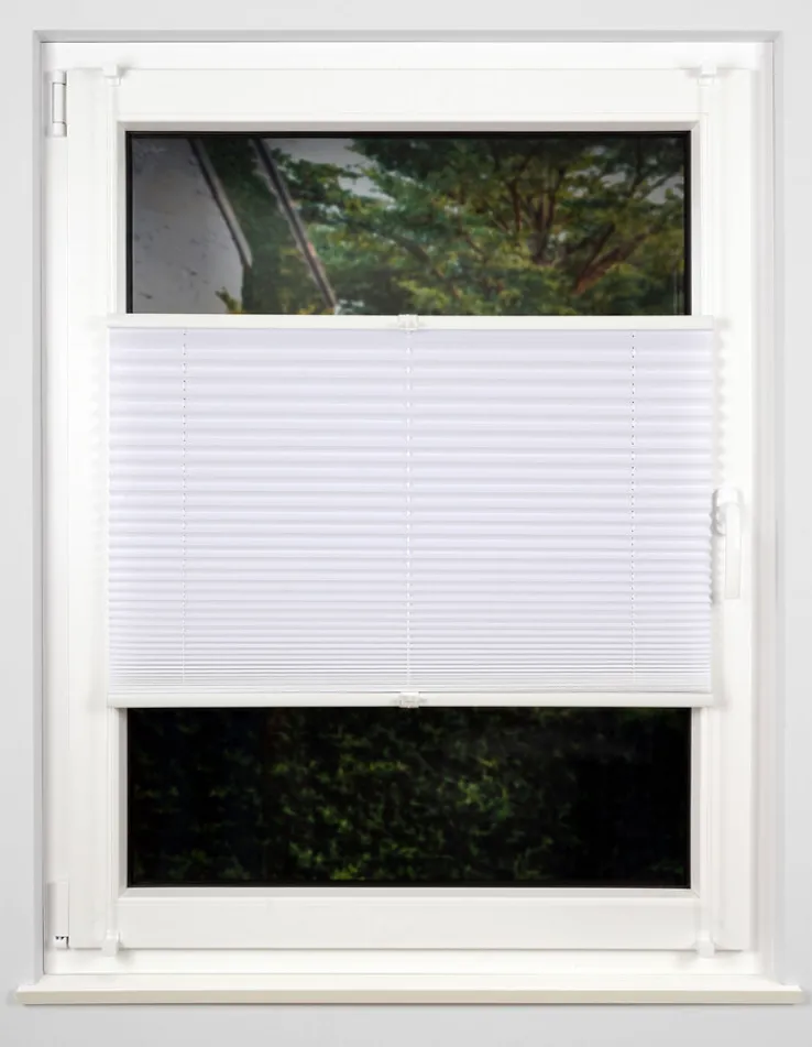 my deco Plissee 90 x 210 cm weiß