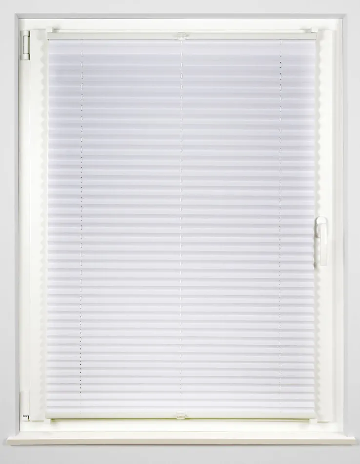 my deco Plissee 110 x 130 cm weiß