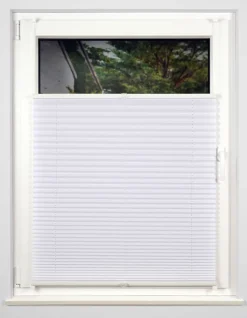 my deco Plissee 110 x 130 cm weiß