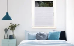 my deco Plissee 75 x 130 cm weiß