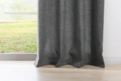 my deco Ösenvorhang CHALET 135 x 300 cm grau