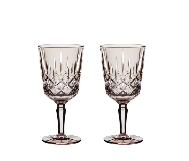 Nachtmann Cocktail- / Weinglas NOBLESSE 2er Set taupe Kristallglas
