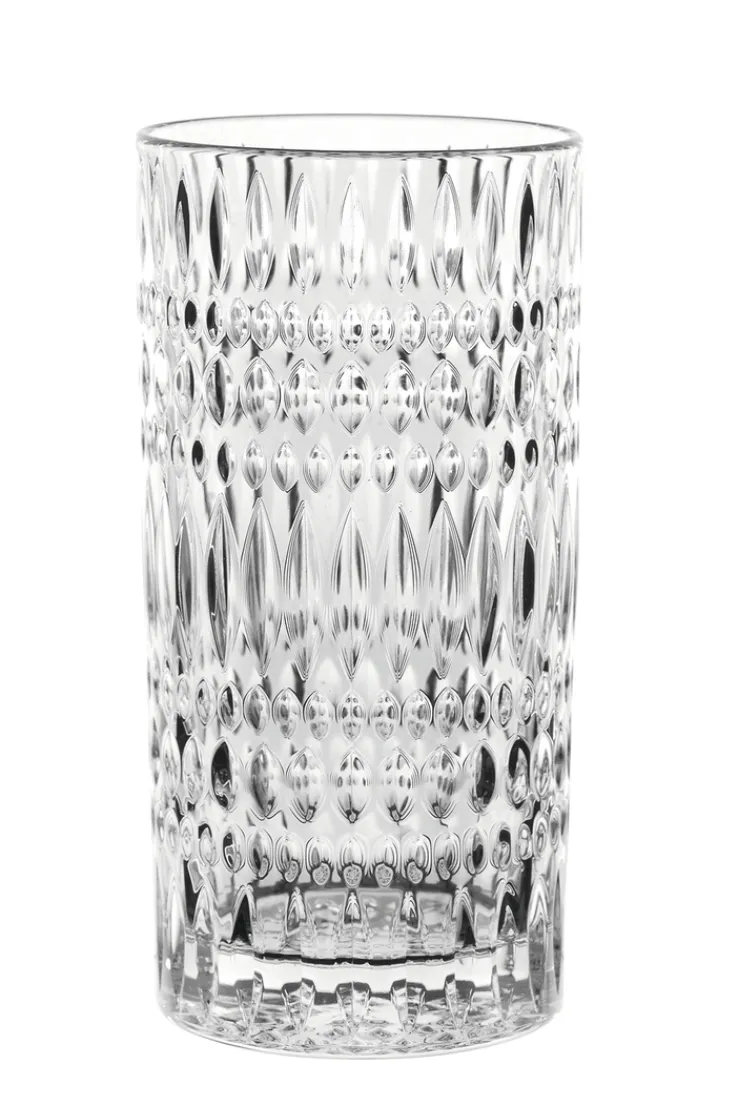 Nachtmann Longdrinkglas TASTES GOOD ETHNO Kristallglas 445 ml 9-teilig Transparent/Klar