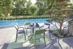 NARDI Stapelstuhl Garten TRILL AL 2er Set agave