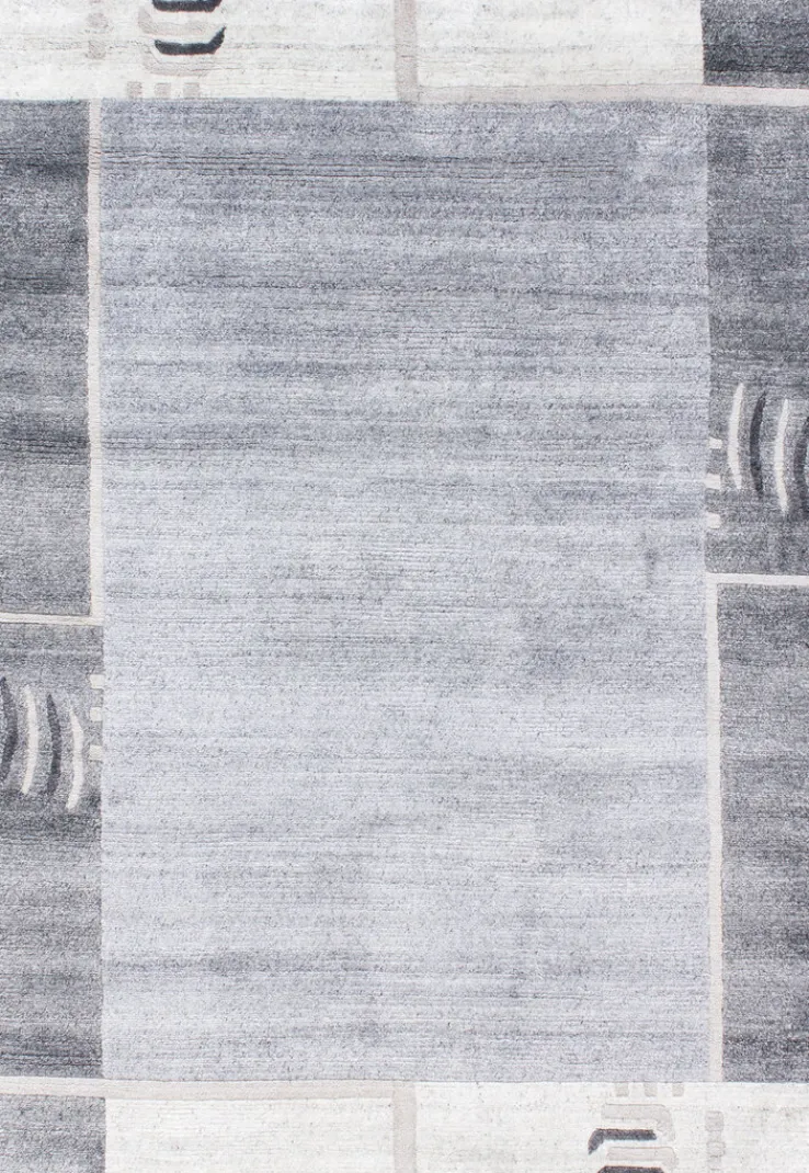 Nepalteppich INDO NEPAL KHANGRI 250 x 350 cm grau