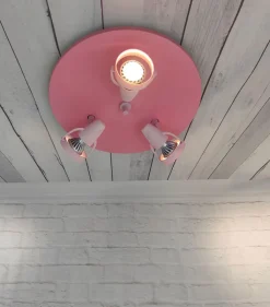 niermann STAND BY niermann Retrofit Kinderlampe Decke 3 Spots STRAHLER pastellrose