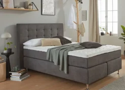 Ole Gunderson Boxspringbett FENTISSIMO TOPMOTION NV 140 x 200 cm grau