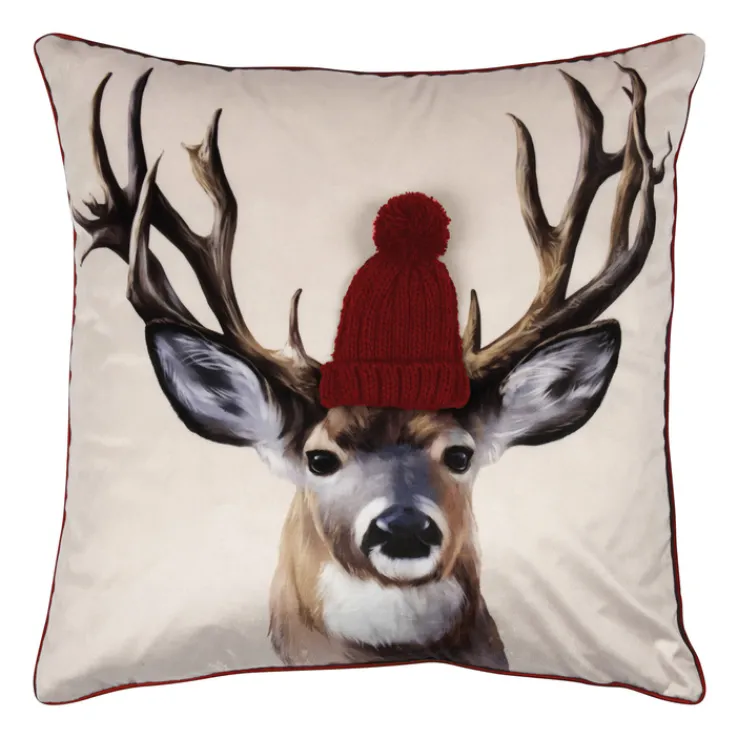 pad Kissenhülle REINDEER 50x50cm rot