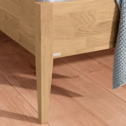 Kinder PAIDI Bett STEN 120 x 200 cm braun/ grau