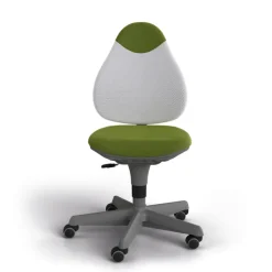 PAIDI Drehstuhl PEPE Stoffbezug grün/ weiß