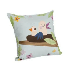 Kinder PAIDI Kissen TIAGO Hund Rudi 40 x 40 cm grün/ mehrfarbig