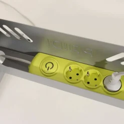 Kinder PAIDI Schreibtisch TABLO Kreideweiß/ Azurblau