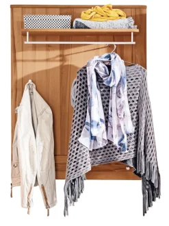 Paneel VEDURA 90 x 29 x 113 cm Teilmassiv braun