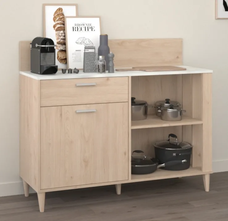 Parisot Beistellschrank GALA 12 Jackson Eiche NB ca. 120x100x41 cm