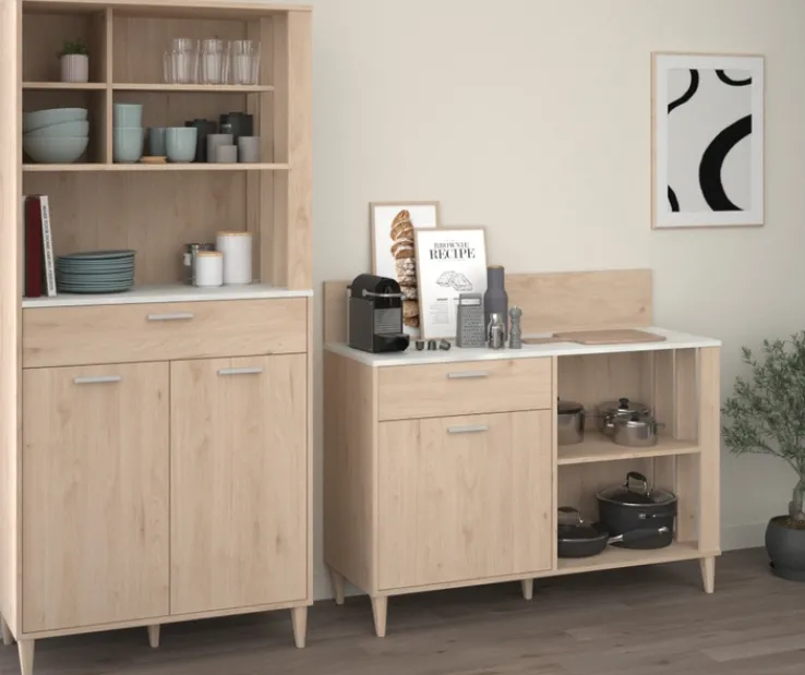 Parisot Beistellschrank GALA 12 Jackson Eiche NB ca. 120x100x41 cm