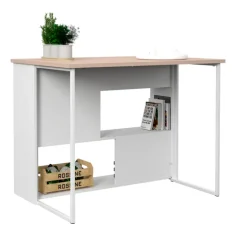 Parisot Kücheninsel SOCOOL 12 ca. 116x90x80 cm Weiß/Jackson Eiche Dekor