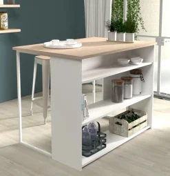 Parisot Küchenschrank SOCOOL 2er Set Eiche Jackson Dekor/ Weiß