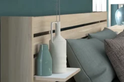 Kinder Parisot Stauraumbett ESCALE 2 braun 140 x 200 cm