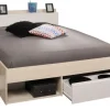 Parisot Stauraumbett MOST 5 beige/weiß 140 x 200 cm