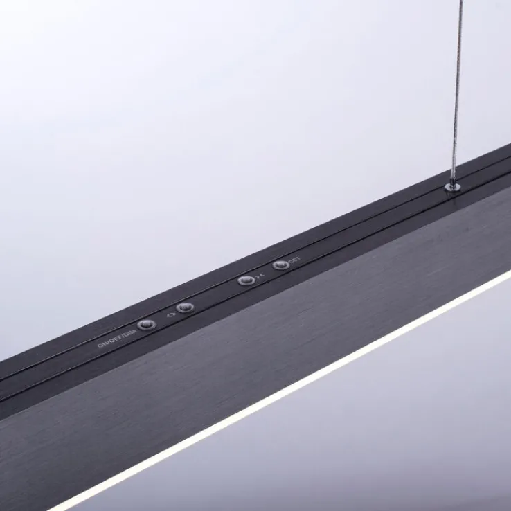 Paul Neuhaus LED Balkenpendel PURE-MOTO grau eloxiert