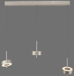 Paul Neuhaus LED Balkenpendel Q-ROTATE 3-flg Nickelfarbig
