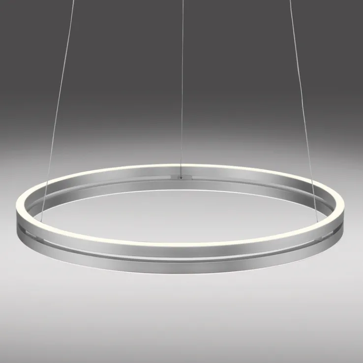 Paul Neuhaus LED Balkenpendel PURE E-LOOP 2-flg alufarbig