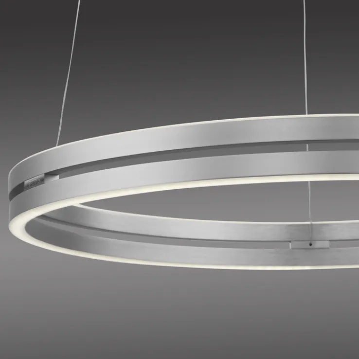 Paul Neuhaus LED Balkenpendel PURE E-LOOP 2-flg alufarbig