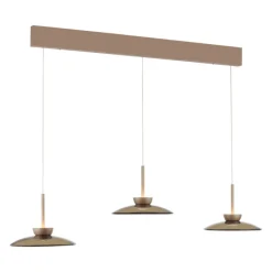 Paul Neuhaus LED Balkenpendel PURE MOON 3-flg bronze