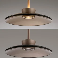 Paul Neuhaus LED Balkenpendel PURE MOON 3-flg bronze