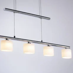 Paul Neuhaus LED Pendelleuchte HYDRA 5-flg stahlfarbig