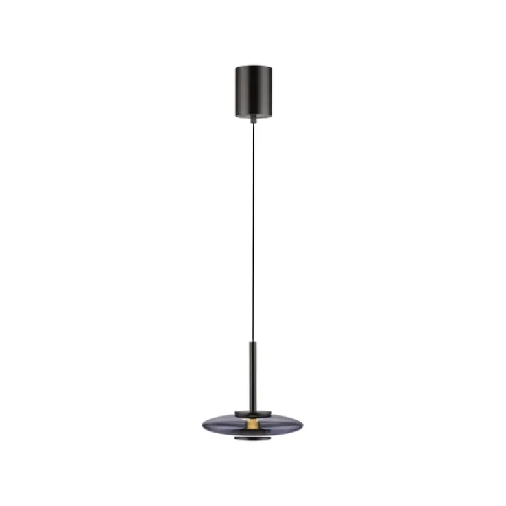 Paul Neuhaus LED Pendelleuchte PURE VITRUM 22 cm grau