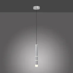 Paul Neuhaus LED Pendelleuchte PURE-VEGA 5 cm alufarbig