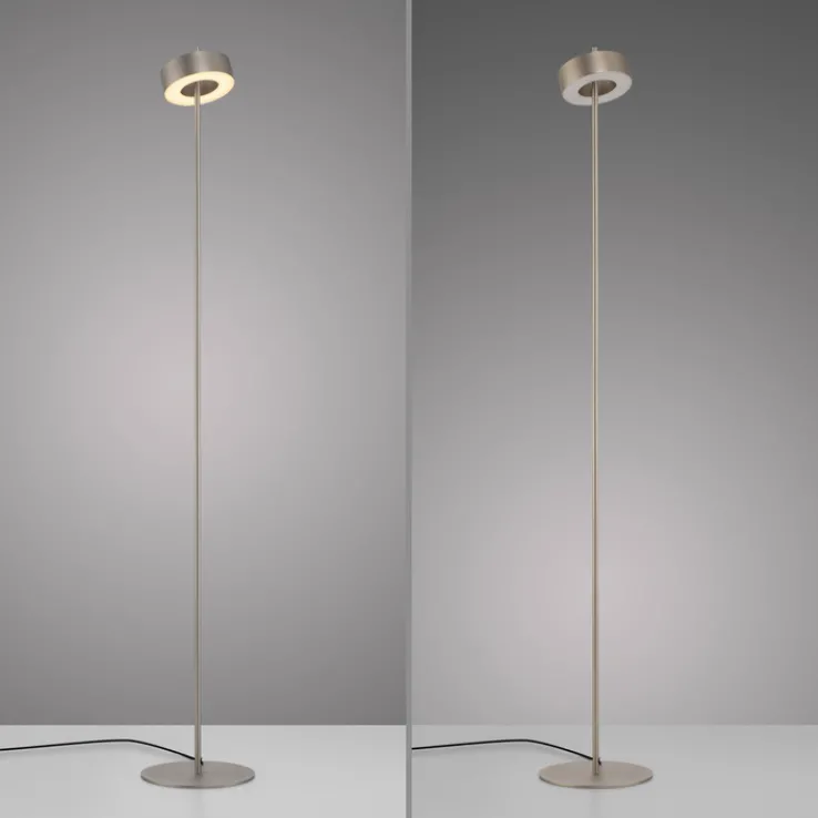 Paul Neuhaus LED Stehlampe Q-ROTATE 22 cm alu-/nickelfarbig