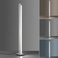 Paul Neuhaus LED Stehlampe PURE-LINES alufarbig