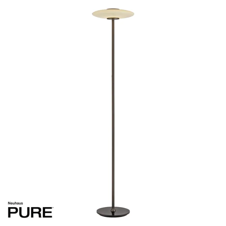Paul Neuhaus LED Stehlampe PURE VITRUM 32 cm braun