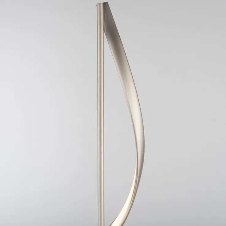 Paul Neuhaus LED Stehlampe Q-SWING 24 cm silberfarbig