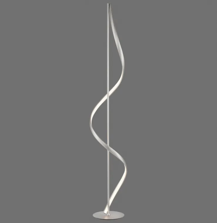 Paul Neuhaus LED Stehlampe Q-SWING 24 cm silberfarbig