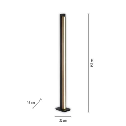 Paul Neuhaus LED Stehleuchte PURE-LINES 155 cm