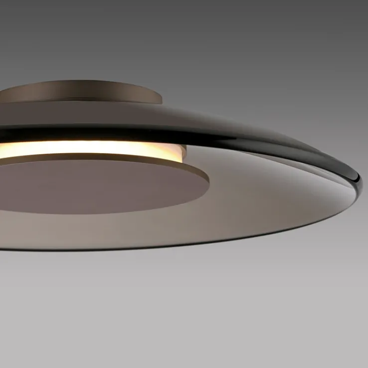 Paul Neuhaus LED Tischlampe PURE MOON 32 cm messingfarbig