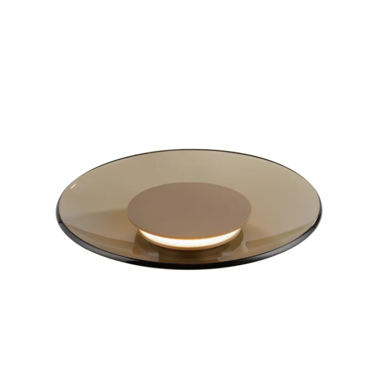 Paul Neuhaus LED Tischlampe PURE MOON 32 cm messingfarbig