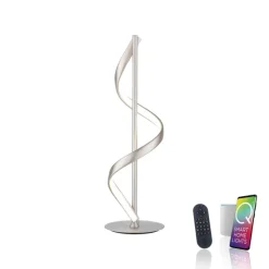 Paul Neuhaus LED Tischlampe Q-SWING 15,5 cm silberfarbig