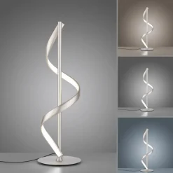 Paul Neuhaus LED Tischlampe Q-SWING 15,5 cm silberfarbig