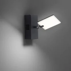 Paul Neuhaus LED Wandleuchte mit Spot PURE-MIRA schwarz