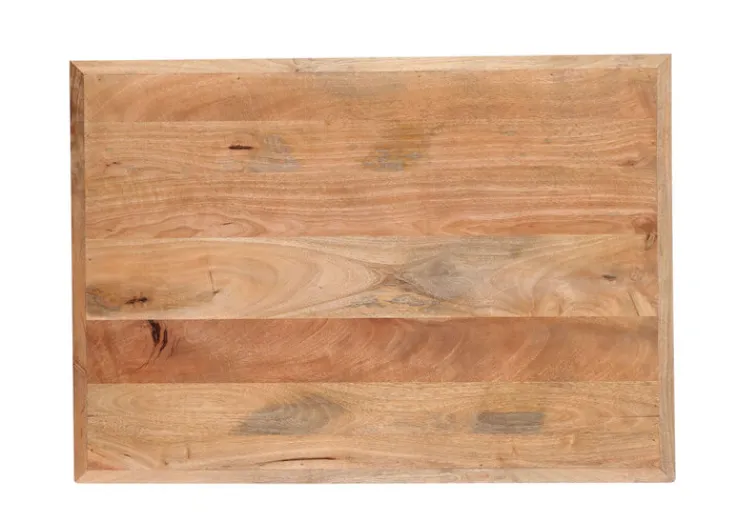 PHILL HILL Couchtisch LEWIS 95 x 65 x 45 cm Mango massiv/weiß/schwarz