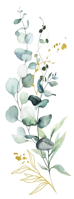 PRO ART Bild EUCALYPTUSARRANGEMENT 80 x 30 cm